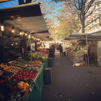 The open markets lining the Park Anvers
